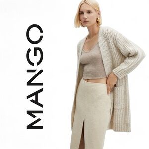 Mango Chunky Knit Cardigan